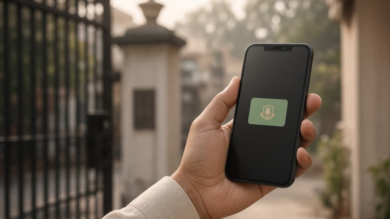 A parent using one school conversation instead of many unused apps